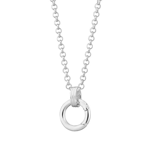 The Thread | 18K Gold-Plated Bold Spring Clasp Necklace | Interchangeable Charm Necklace | DIY Jewelry
