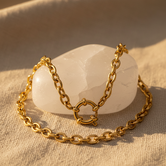 Quartz Crystal Golden Hour