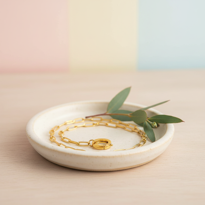 Ceramic Dish with Eucalyptus