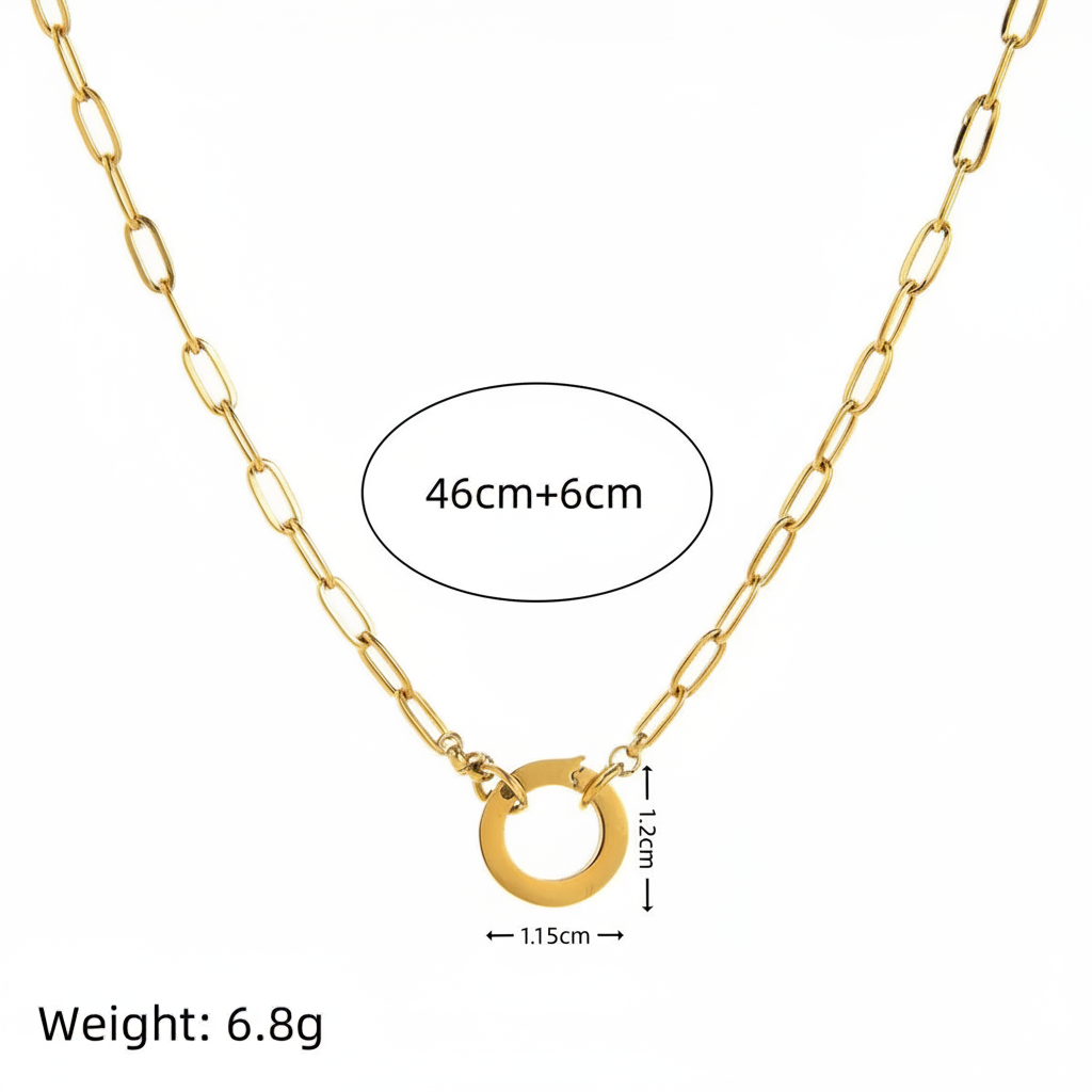 Necklace Size Diagram