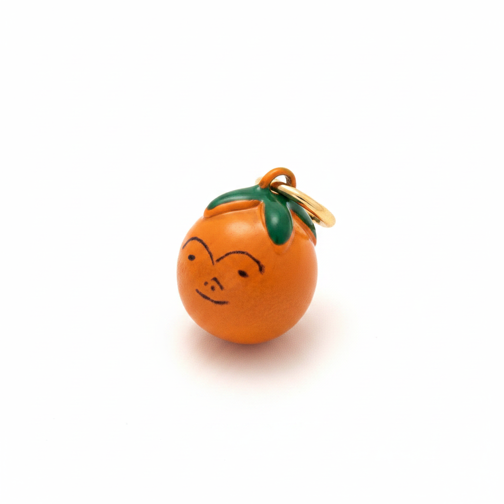 Orange Charm 2 - White Background