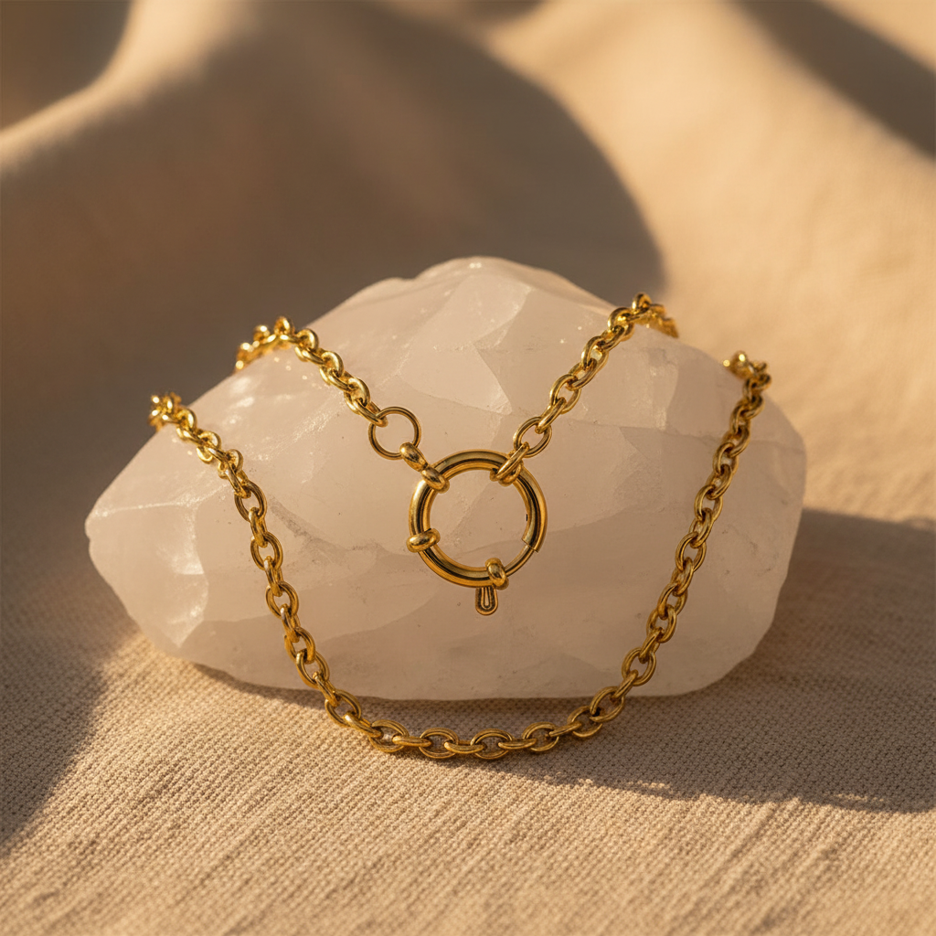 Quartz Crystal Golden Hour