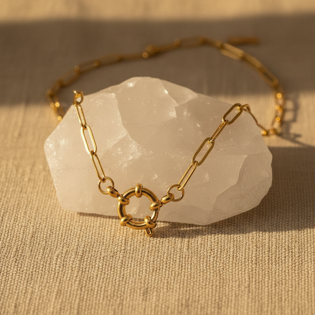 Quartz Crystal Golden Hour