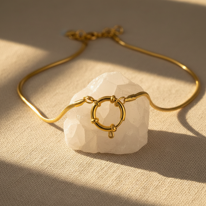 Quartz Crystal Golden Hour